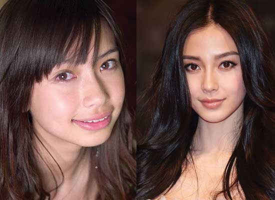 angelababy plastic surgery before and after photos 2022
